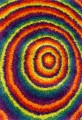 Ring patterned Festival rug